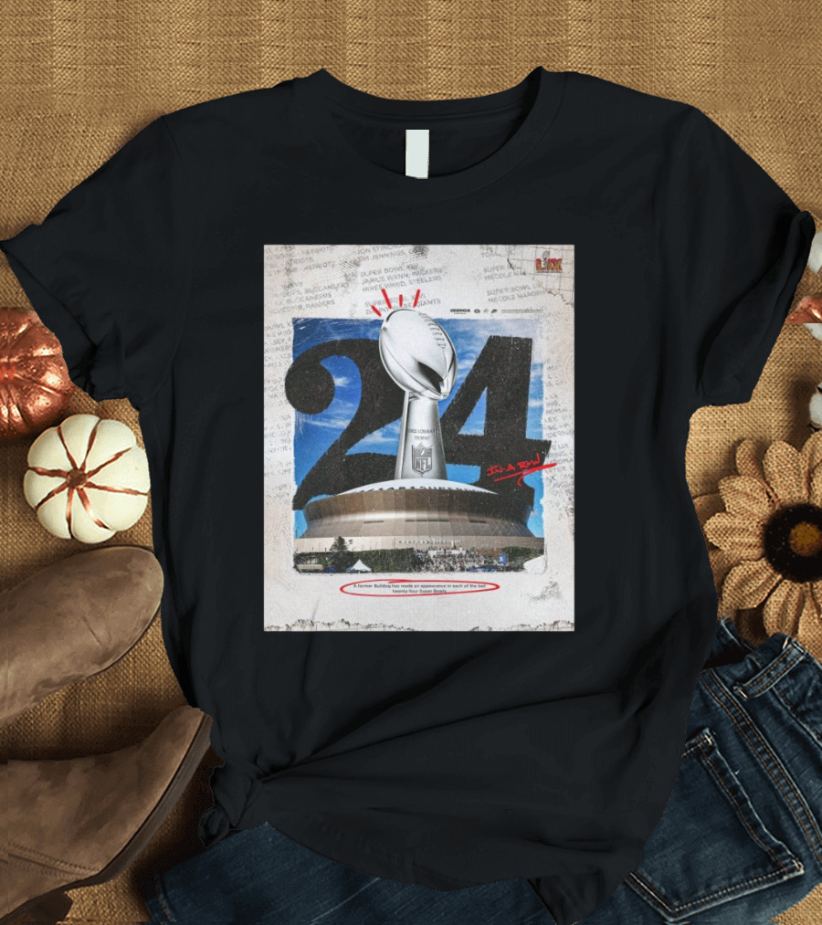 A Former Bulldog Twenty-four Super Bowls Georgia Football NFL T-Shirt