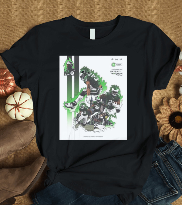 T-Shirt: Kozy Archive Issue Vol Three Saysay Quon 26 Philadelphia Eagles T-Shirt Kozy Archive Issue Vol Three Saysay Quon 26 Philadelphia Eagles T-Shirt
