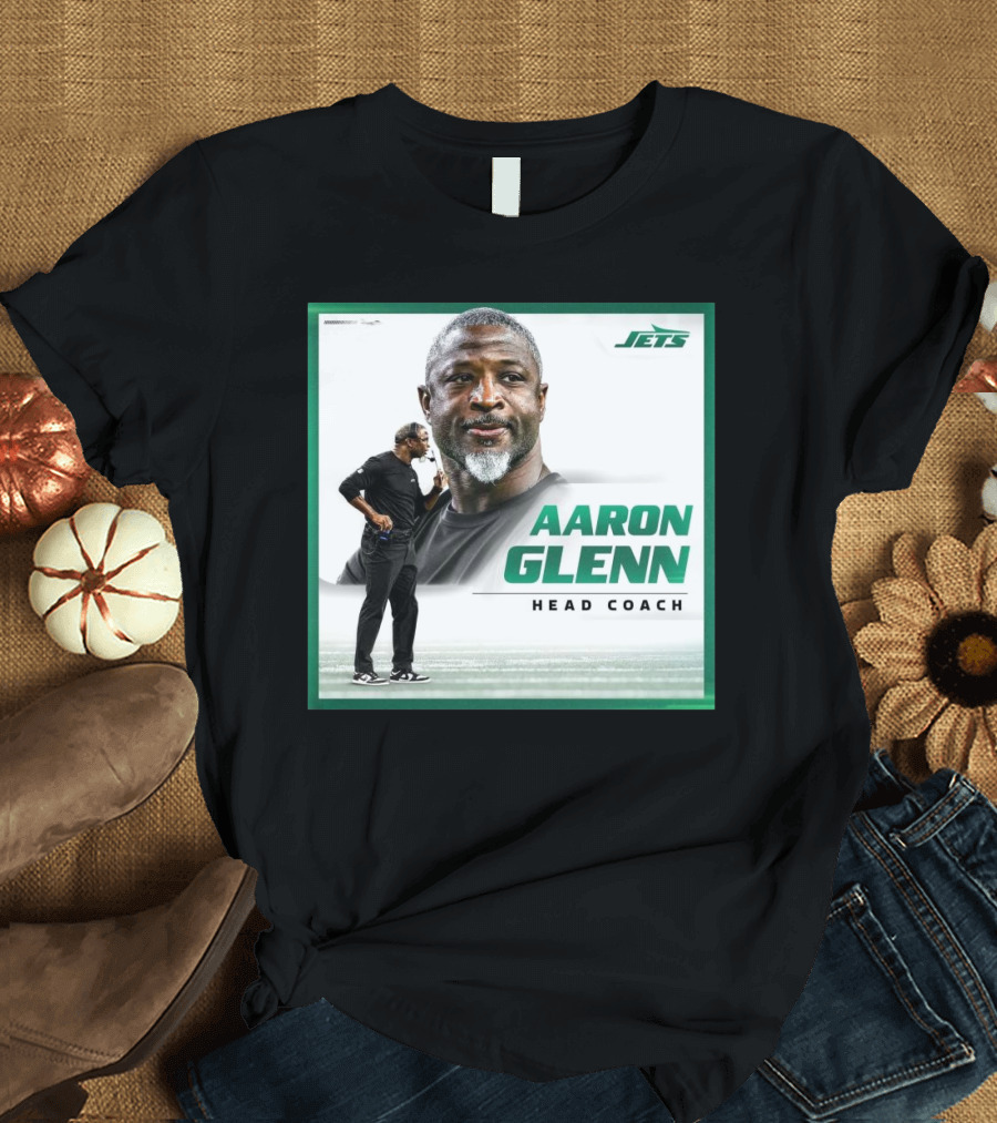 Aaron Glenn New York Jets Head Coach T-Shirt