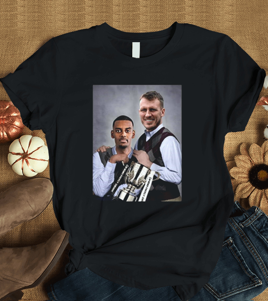 Alexander Isak Dan Burn Step Brothers Premier League Football Trophy T-Shirt