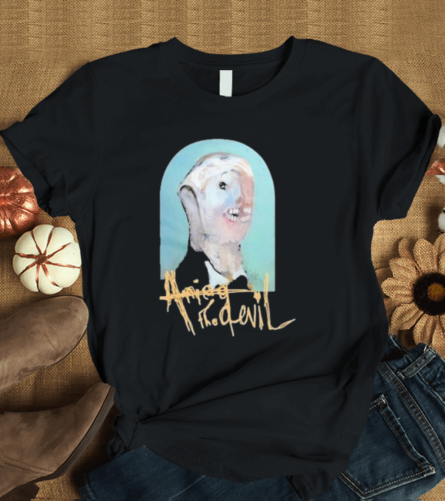 Amigo the Devil Cannibal Within Cover Distorted Face Art T-Shirt