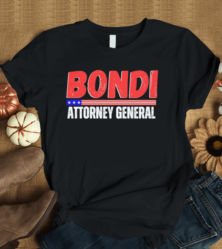 Bondi Attorney General Vintage Stars and Stripes T-Shirt