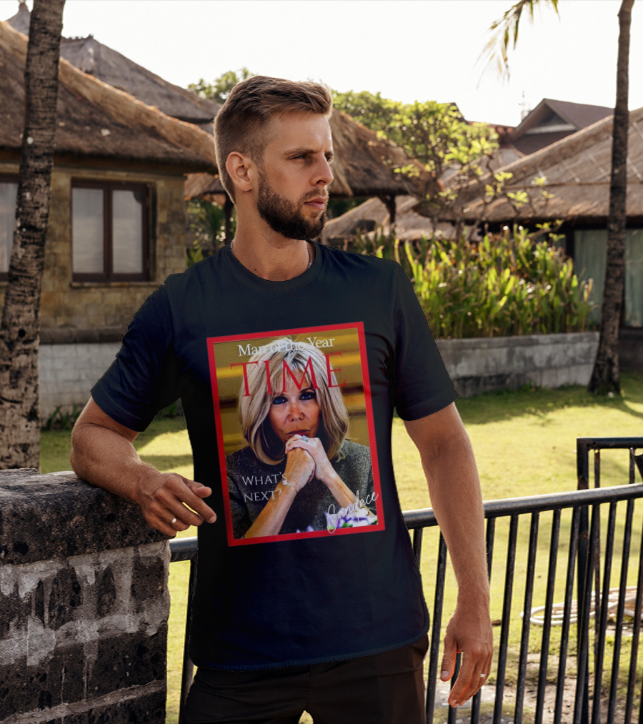 Candace Owens Brigitte Macron Man Of The Year Time T-Shirt