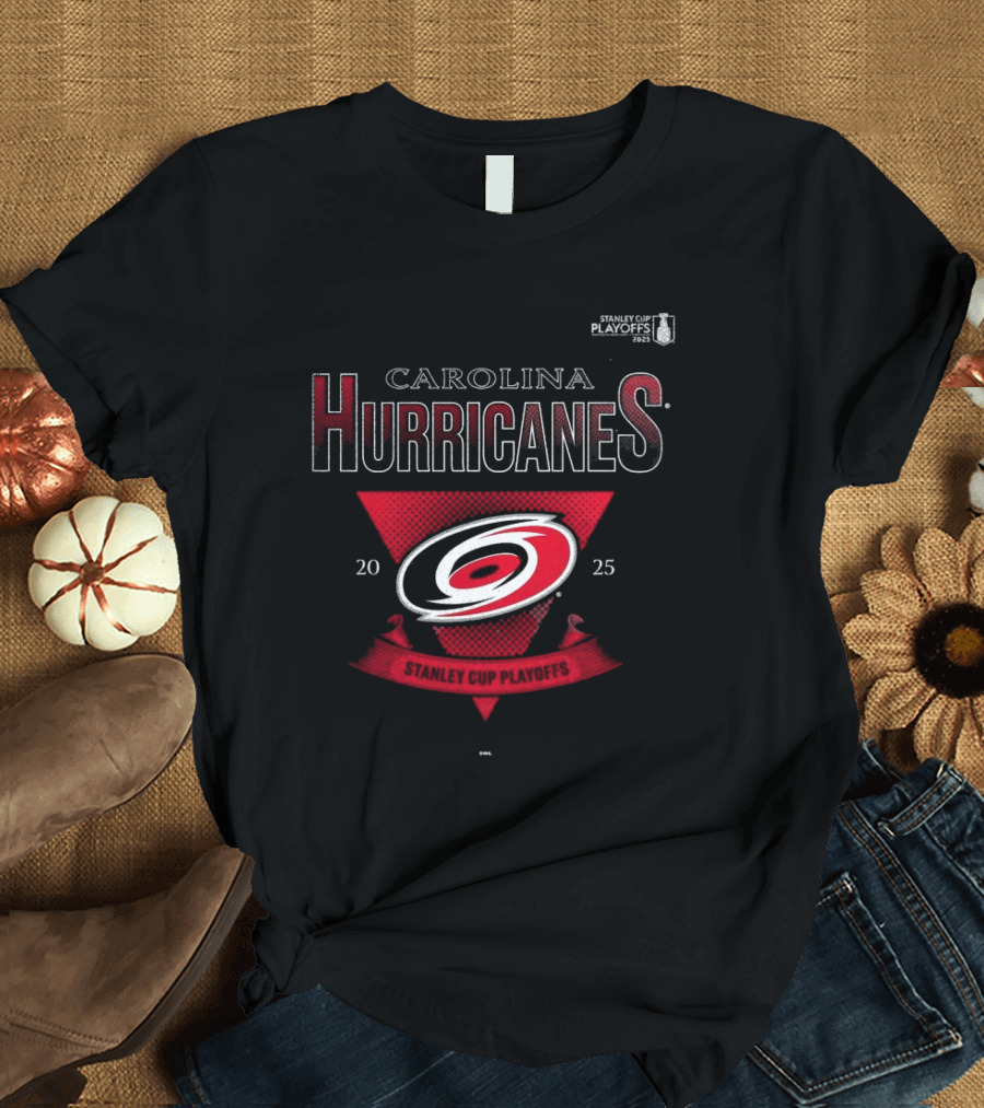 Carolina Hurricanes 2025 Stanley Cup Playoffs Crossbar Tri-Blend T-Shirt