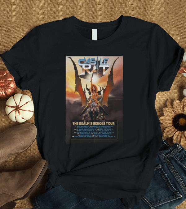 T-Shirt: Casile Rat 2025 The Realm’s Heroes Tour T-Shirt Casile Rat 2025 The Realm’s Heroes Tour T-Shirt