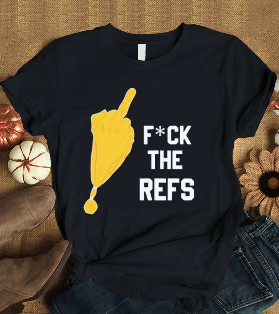 Censored Fuck The Refs Flag T-Shirt