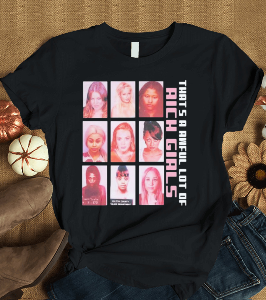 Cough Syrup That’s A Awful Lot Of Rich Girls T-Shirt