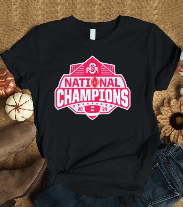T-Shirt: College Football Playoff 2025 National Champions Ohio State Champion Logo T-Shirt College Football Playoff 2025 National Champions Ohio State Champion Logo T-Shirt