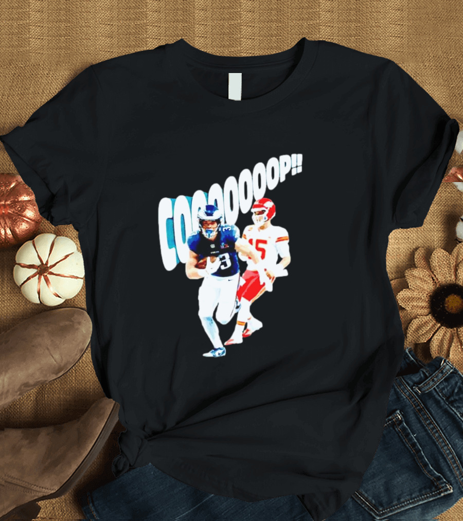 Coooop Cooper Dejean picks off Mahomes Super Bowl LIX T-Shirt