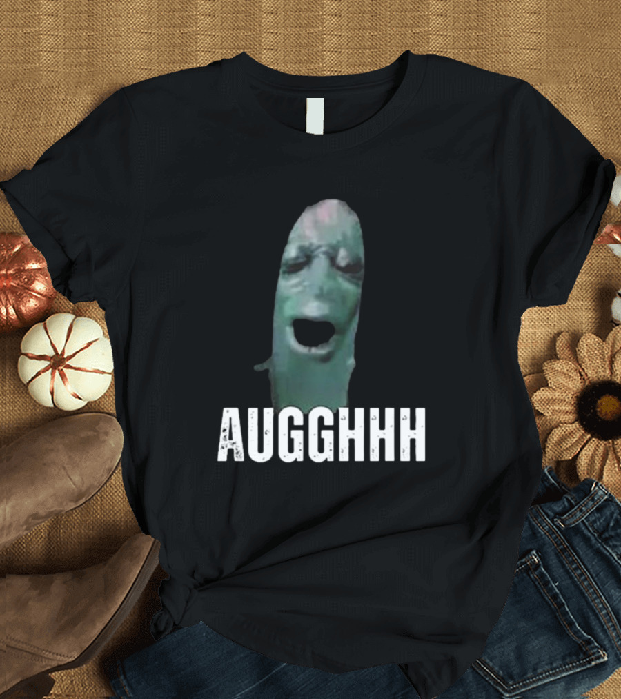 AUGHHHH Cursed Plankton Meme T-Shirt