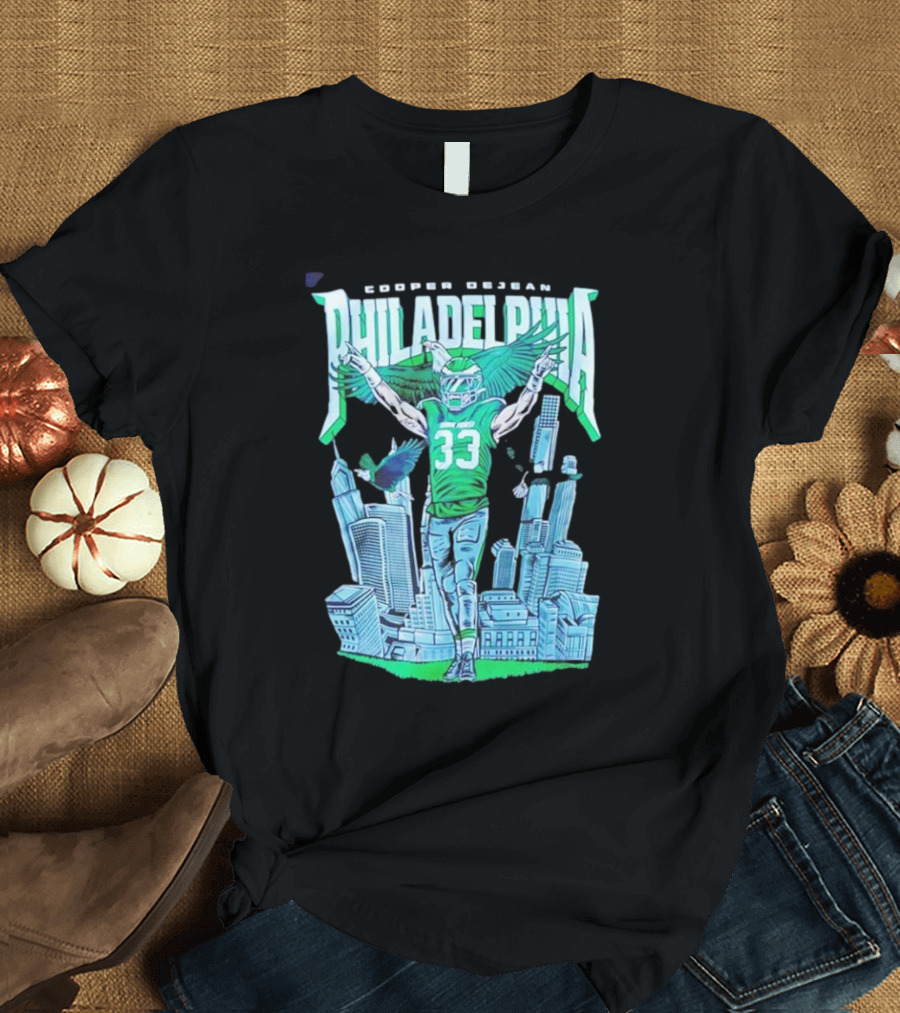 Dark Horse X Cooper Dejean Philadelphia Eagles Skyline T-Shirt