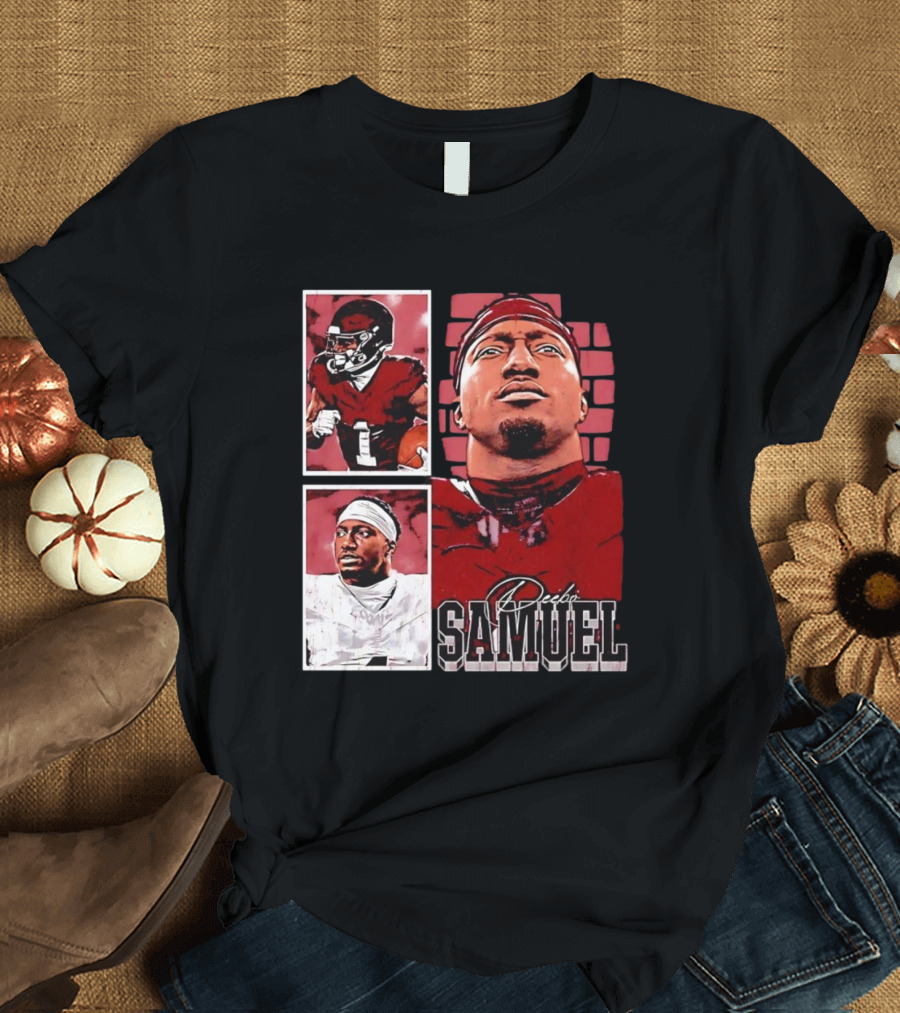 Deebo Samuel Washington Commanders NFLPA Football Signature Vintage T-Shirt