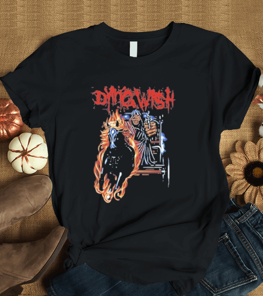 Dying Wish Revolver Reaper T-Shirt