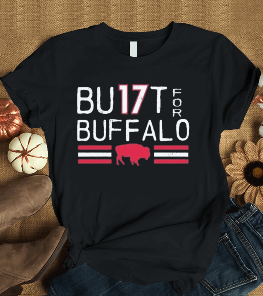 Eric Wood Wearing Bu17t For Buffalo Built For Buffalo T-Shirt