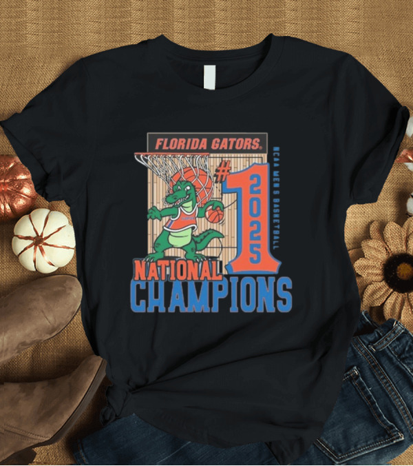T-Shirt: Florida Gators 2025 NCAA Men’s Basketball National Champions Comfort Colors Court T-Shirt Florida Gators 2025 NCAA Men’s Basketball National Champions Comfort Colors Court T-Shirt