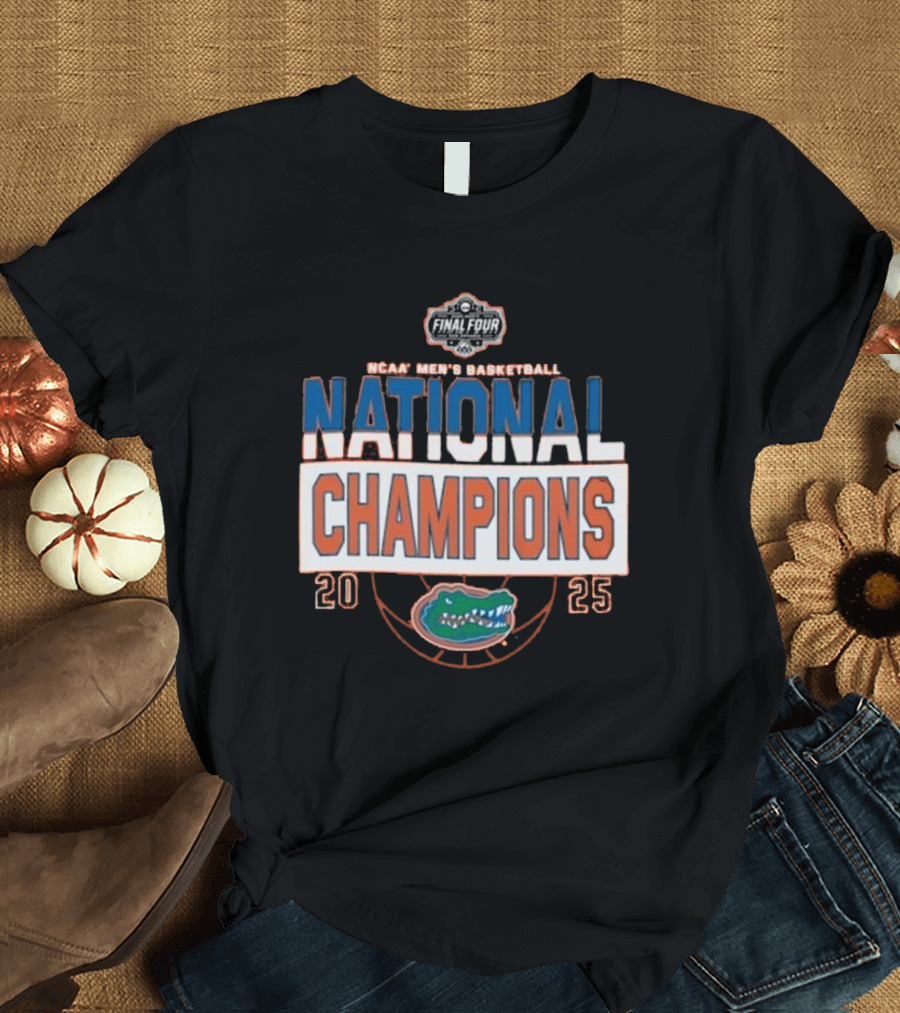 Florida Gators 2025 NCAA Men’s Basketball National Champions Final Four T-Shirt