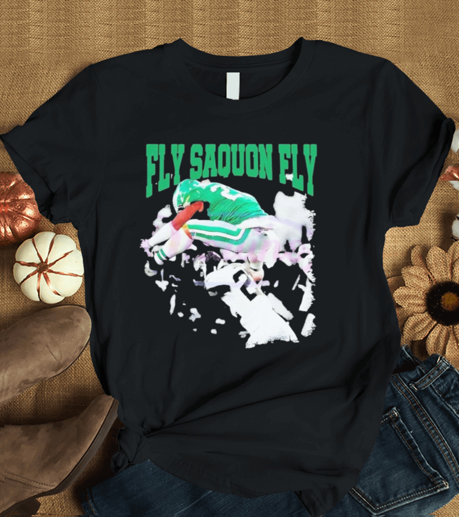 Fly Squon Fly Philadelphia Football Player T-Shirt