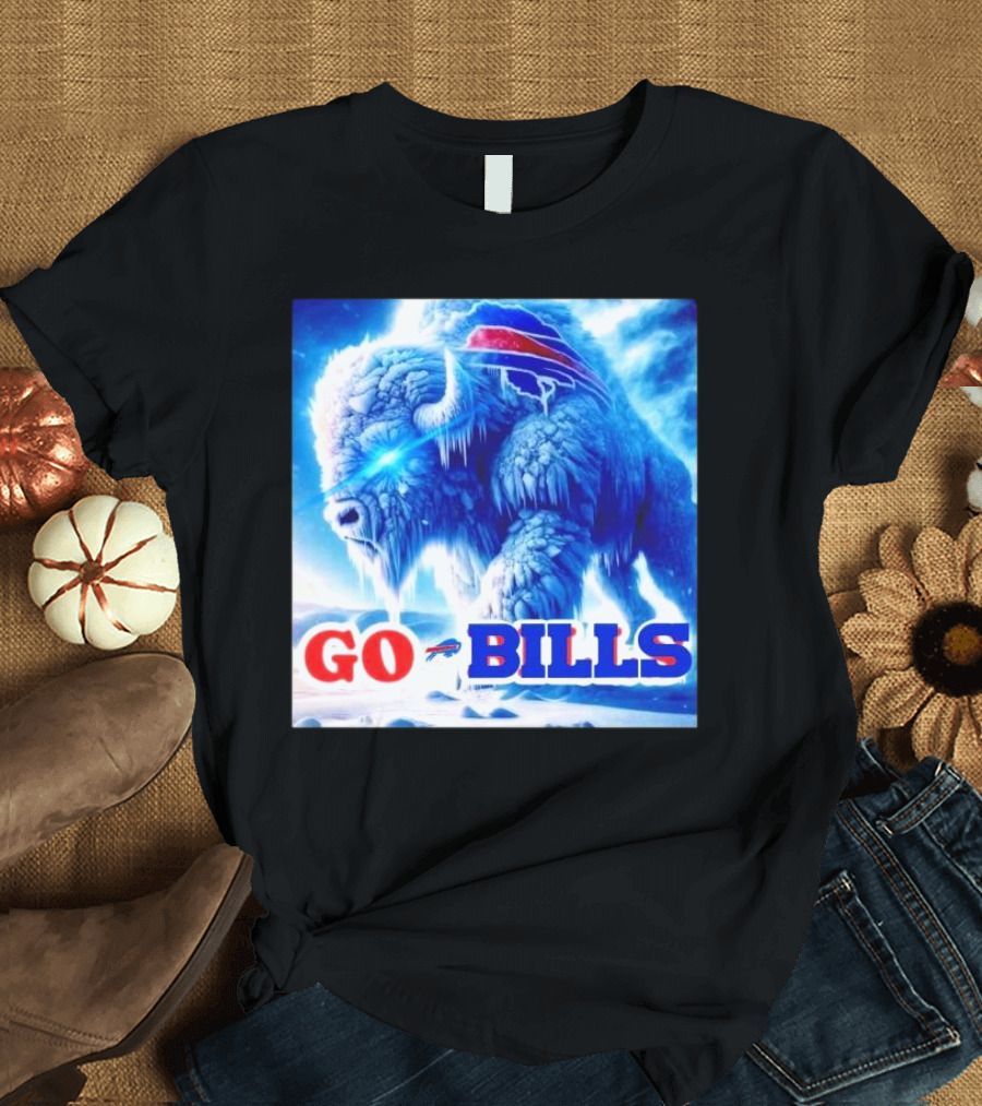 Frozen Buffalo Bills bison go Bills T-Shirt