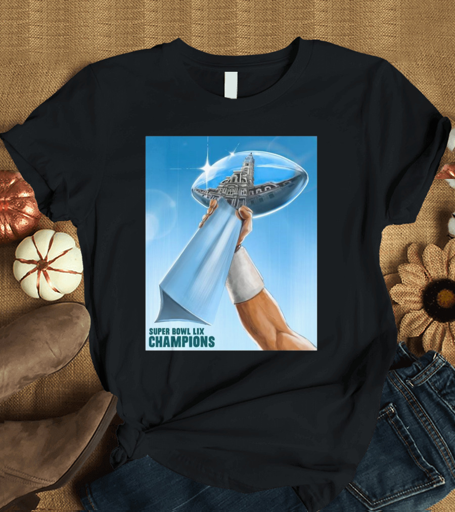 Good Morning from Philadelphia Eagles Super Bowl LIX Champions 2024 T-Shirt