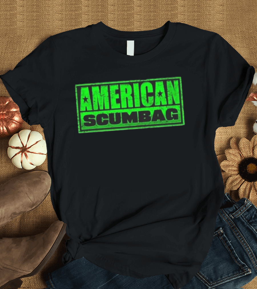 Hazheart American Scumbag Logo T-Shirt