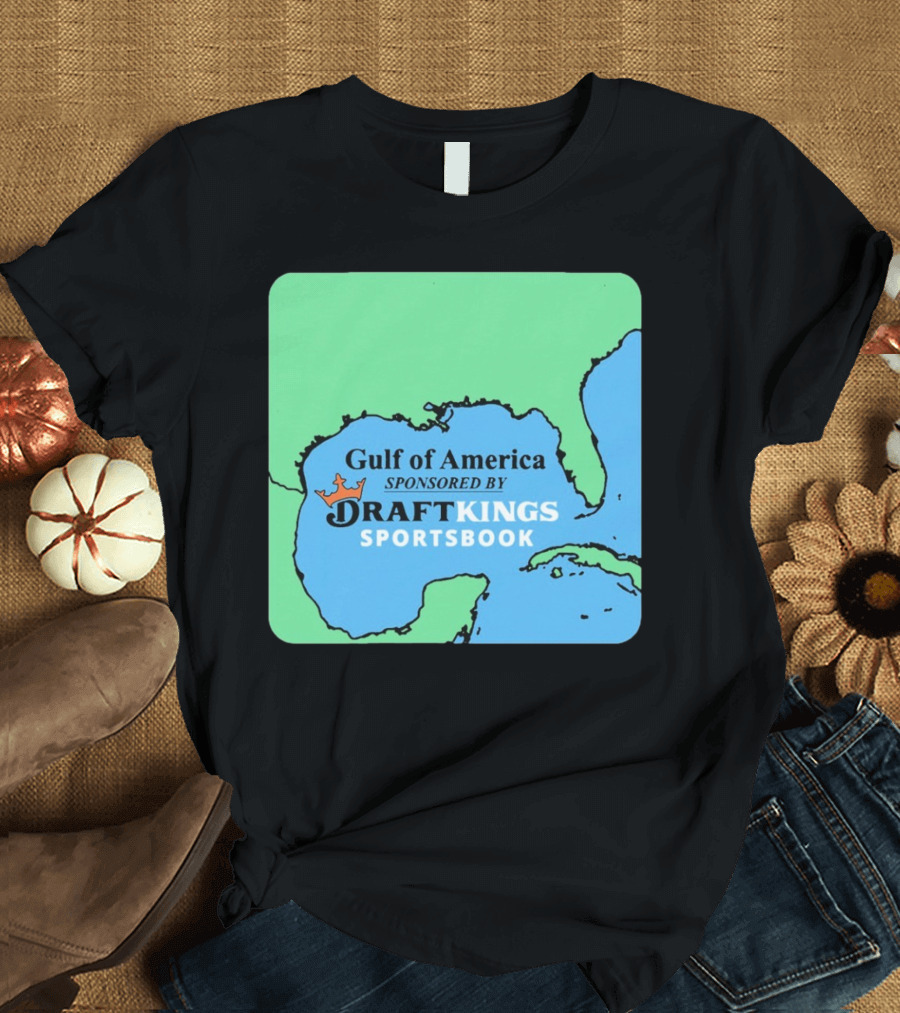 Gulf Of America Sponsored By Draftkings Sportsbook T-Shirt