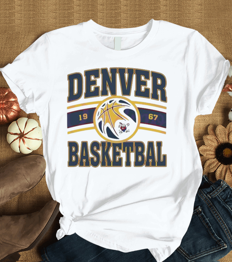 Denver Basketball 1967 Vintage Team T-Shirt