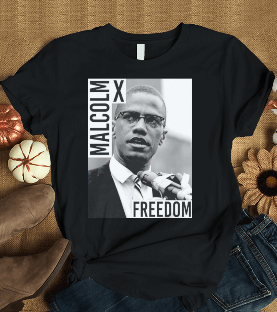 Malcolm Brogdon Wearing Malcolm X Freedom T-Shirt