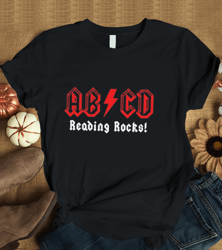 Ab Cd Reading Rocks T-Shirt