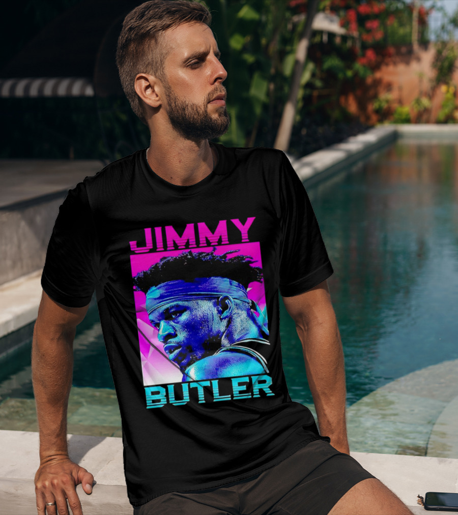 Jimmy Butler Retro Neon T-Shirt