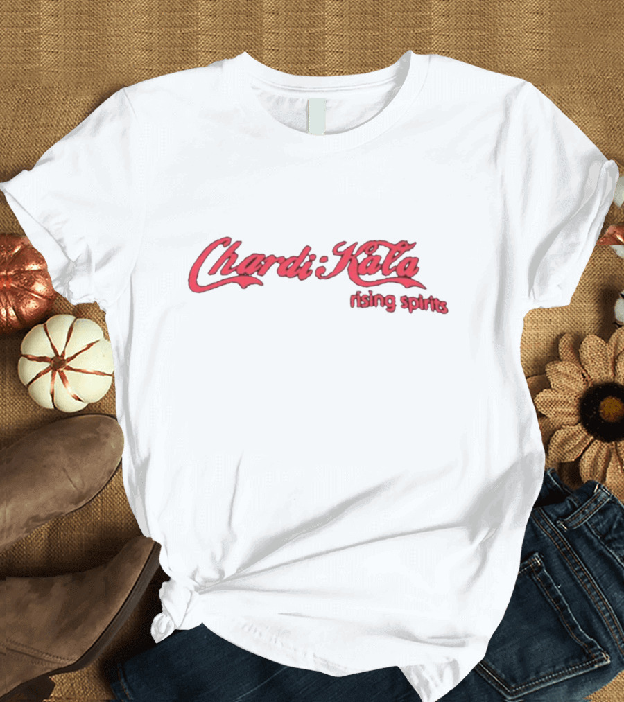 Chardi Kala Rising Spirits Text T-Shirt