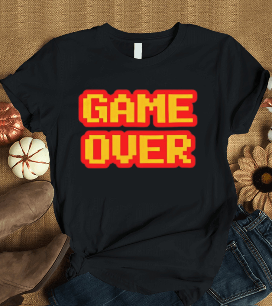 Keith Gill Game Over Retro Pixelated T-Shirt
