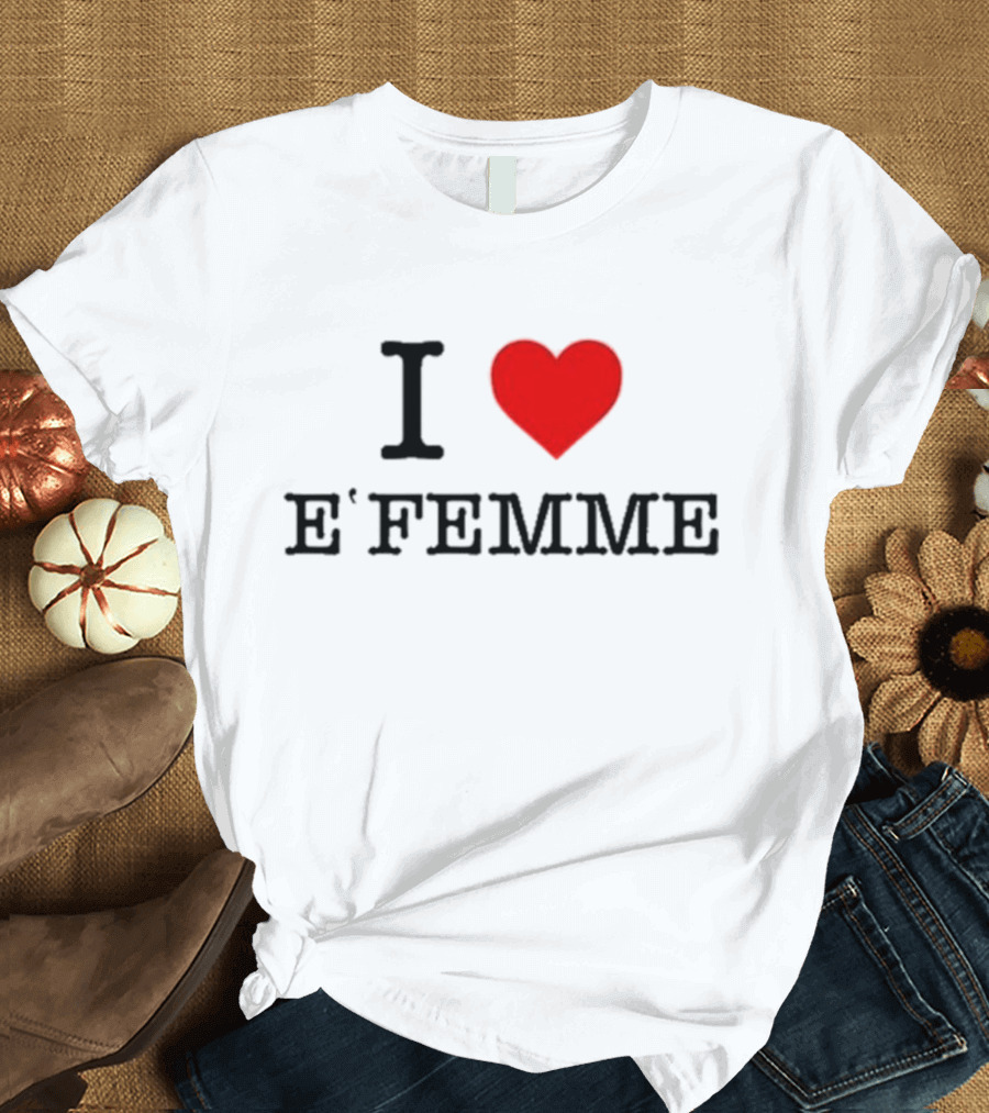 Nuestro I Love E'Femme Red Heart T-Shirt