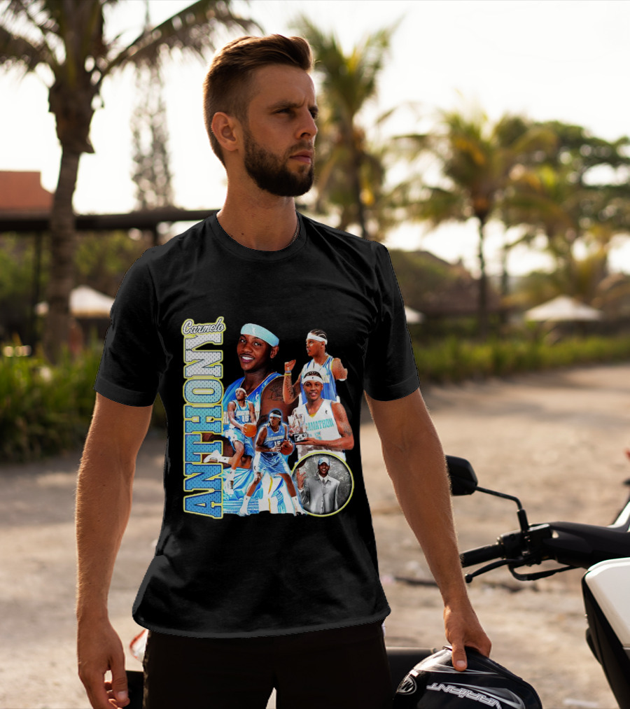 Carmelo Anthony Denver Basketball Legend T-Shirt