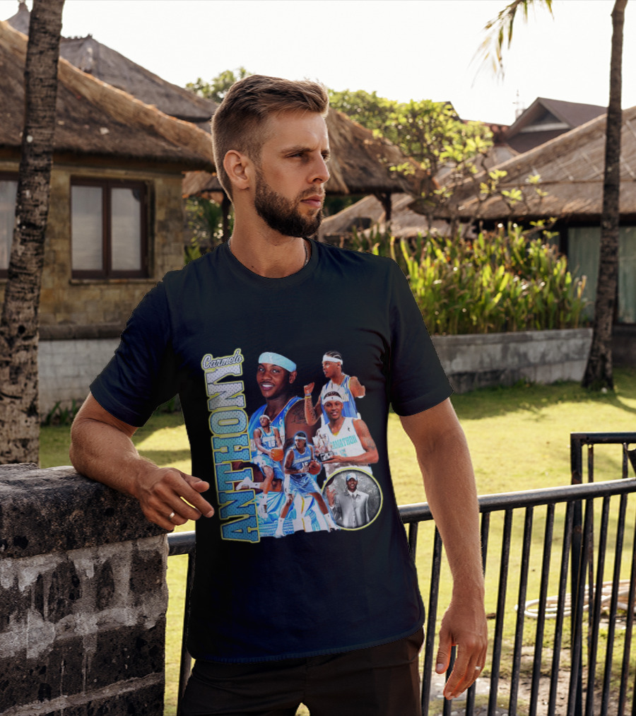 Carmelo Anthony Denver Basketball Legend T-Shirt
