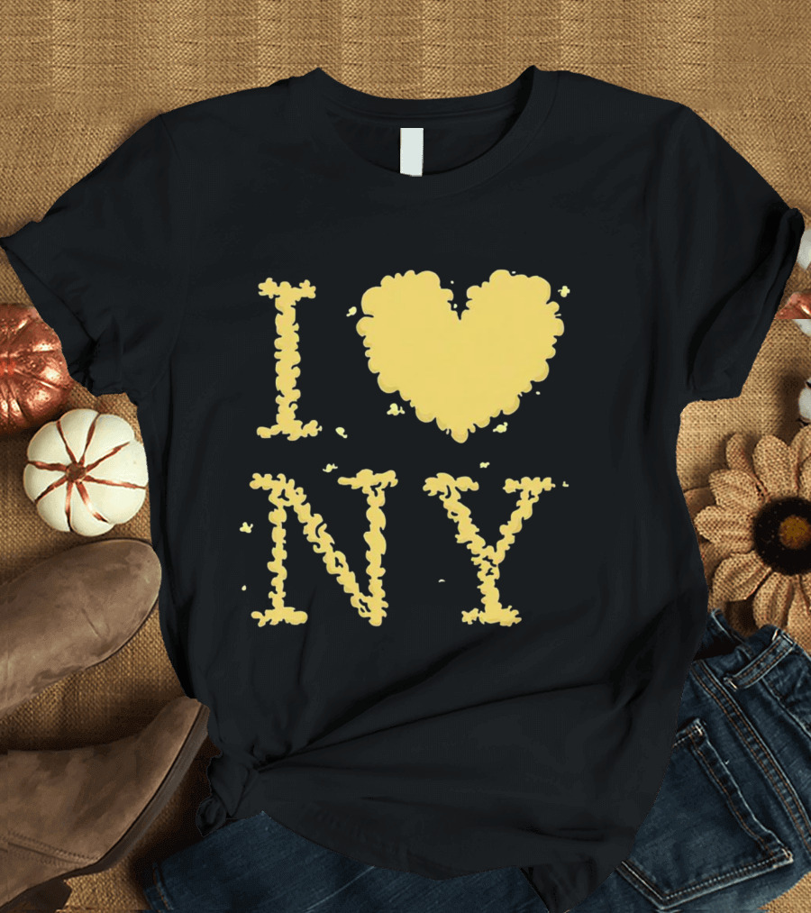 I Love NY Smoke Edition Puff Lettering T-Shirt