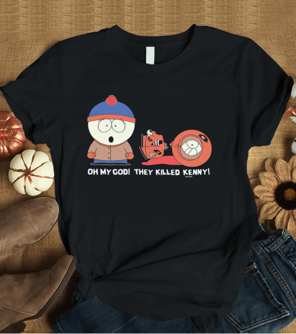 T-Shirt: Oh My God They Killed Kenny South Park Classic Scene T-Shirt Oh My God They Killed Kenny South Park Classic Scene T-Shirt