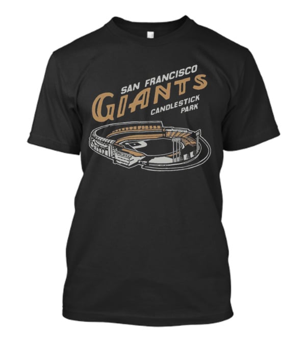San Francisco Giants Candlestick Park Stadium Vintage T-Shirt
