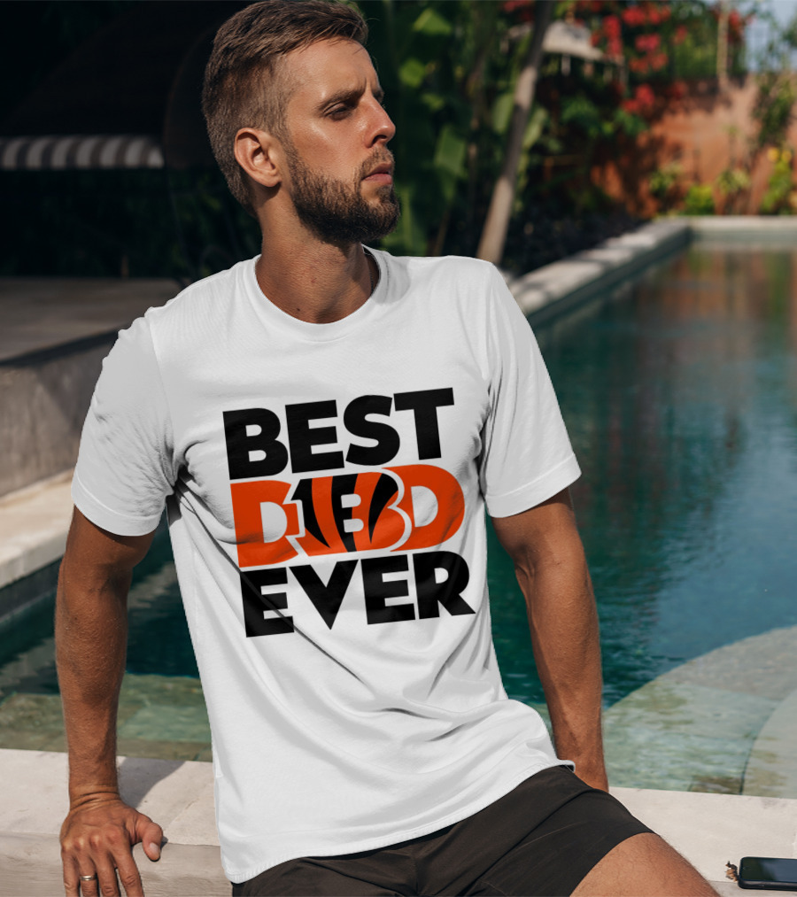 Best Dad Ever NFL Cincinnati Bengals T-Shirt