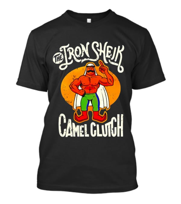 The Iron Sheik Camel Clutch Wrestling 80s T-Shirt
