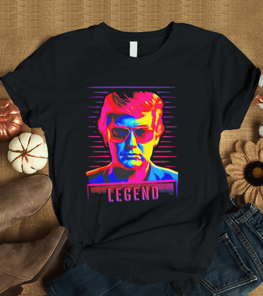 Legend Retro Neon Donald Trump T-Shirt
