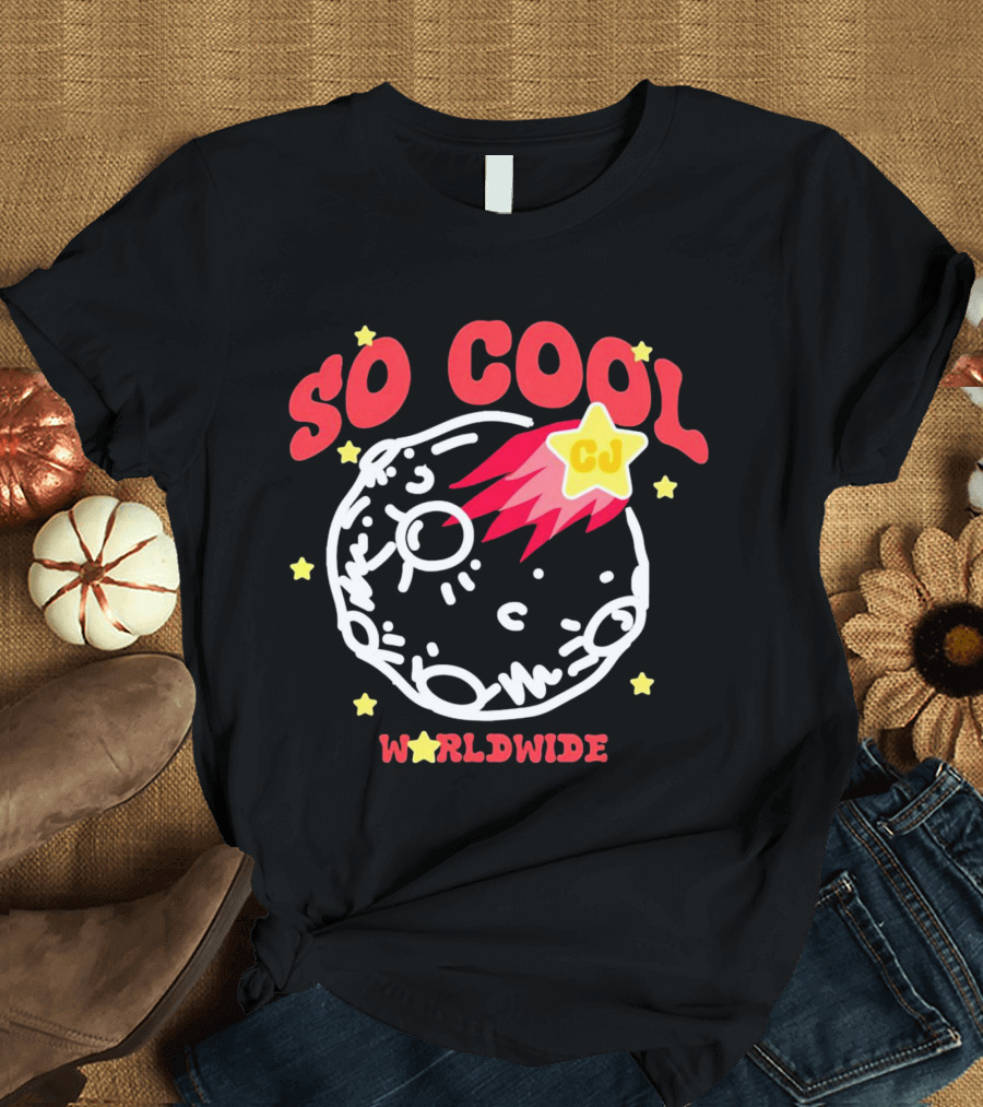 SO COOL CJ Worldwide Planet Starburst T-Shirt