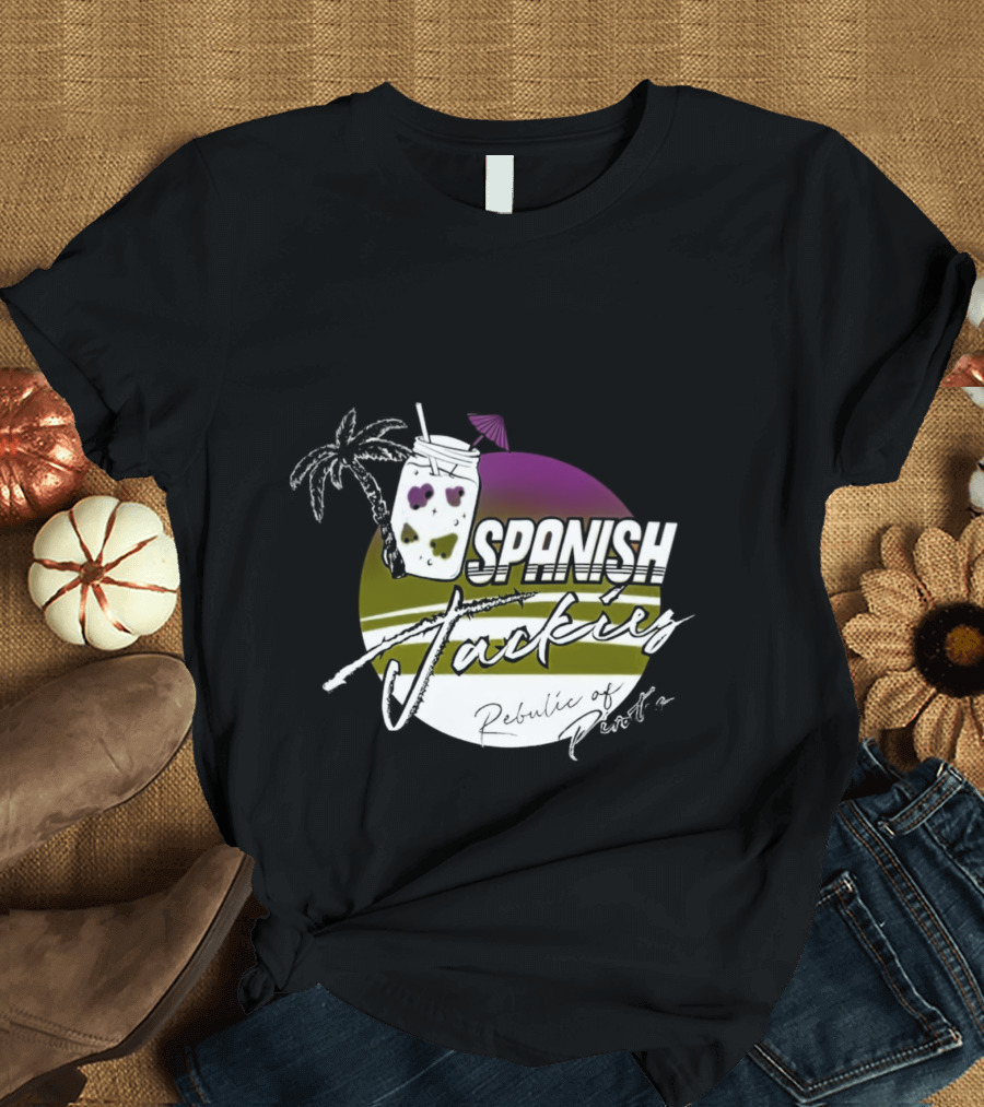 Spanish Jackie’s Tropical Drink Republic Of Pirates T-Shirt