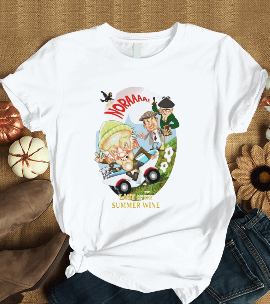 NORAAA Last of the Summer Wine Golf Cart Mischief T-Shirt