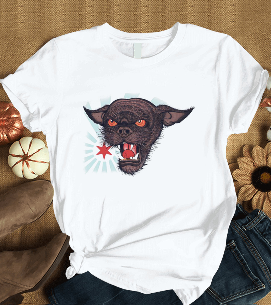 CM Punk Rowdy Chicago Star Ringer Dog T-Shirt