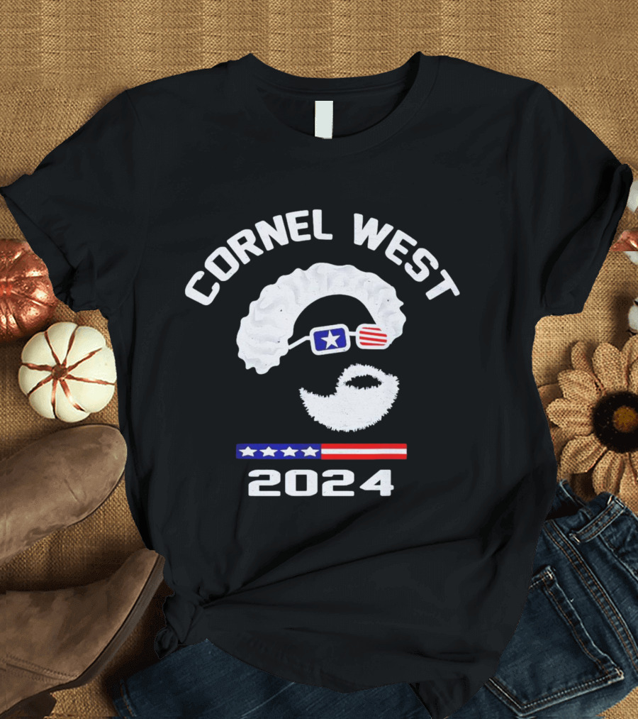 Cornel West 2024 Patriotic Style Campaign T-Shirt