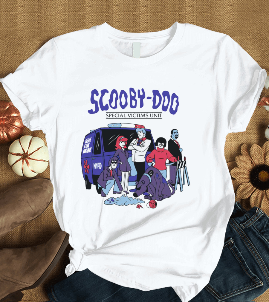 Scooby-Doo Special Victims Unit NYPD Scene Investigation T-Shirt