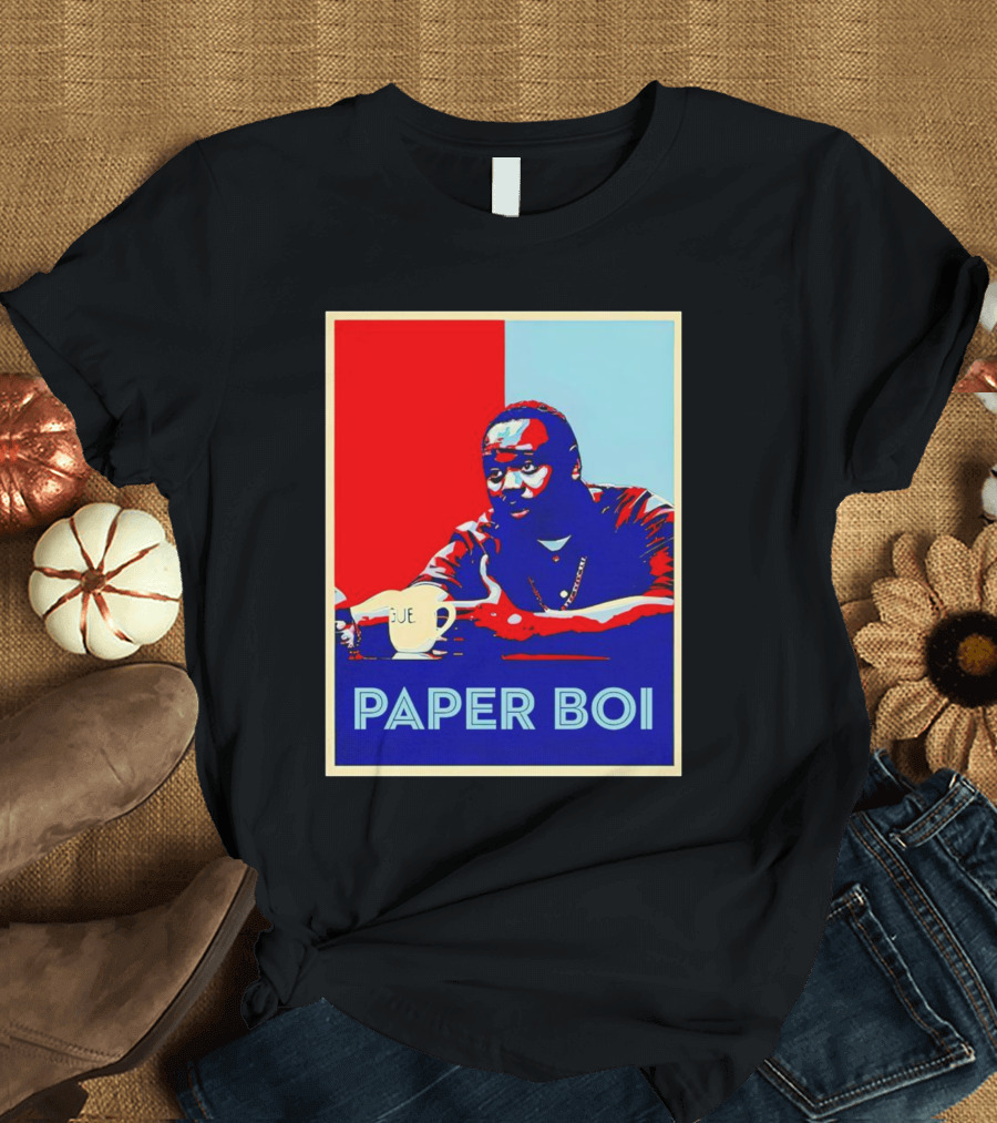 Paper Boi Vintage Red Blue T-Shirt