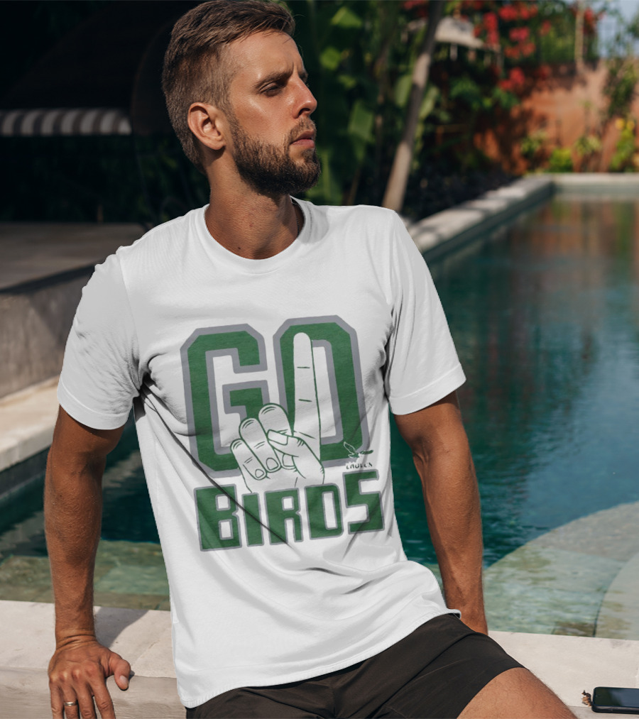 Philadelphia Eagles Go Birds Finger Gesture T-Shirt