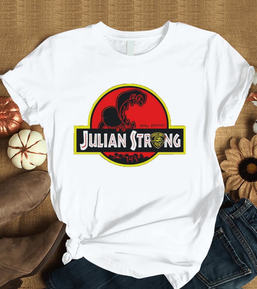 Julian Strong Fundraiser Unleash the Power of Love Dinosaur Rescue Project 143 T-Shirt