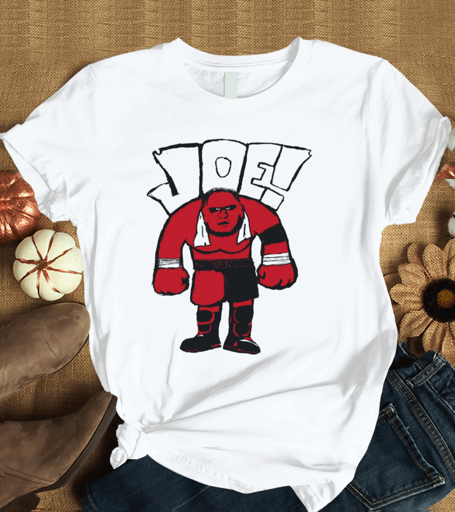 Samoa Joe Cartoon Graphic All Elite Wrestling AEW T-Shirt